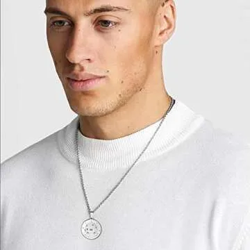 Peachrino Mirrorball Necklace for Music Lovers Gift