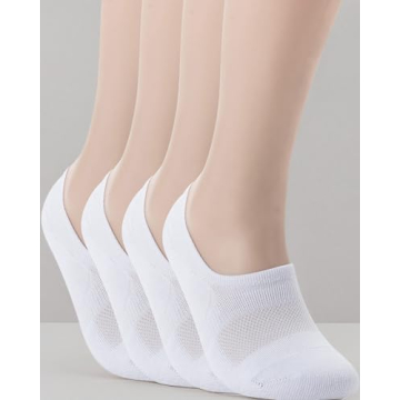 Pro Mountain No Show Socks for Women - 4 Pack Comfort