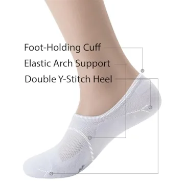 Pro Mountain No Show Socks for Women - 4 Pack Comfort