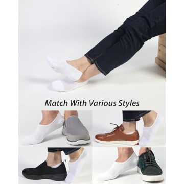 Pro Mountain No Show Socks for Women - 4 Pack Comfort