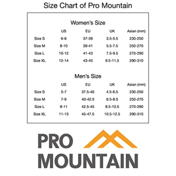 Pro Mountain No Show Socks for Women - 4 Pack Comfort