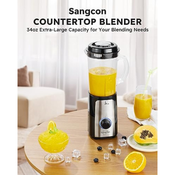 Sangcon 5 in 1 Blender and Food Processor Combo for Kitchen