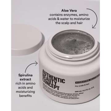 Authentic Beauty Concept Hydrating Jelly Mask | For Scalp & Hair | Moisturizes & Protects Hair | Veg...