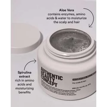 Authentic Beauty Concept Hydrating Jelly Mask | For Scalp & Hair | Moisturizes & Protects Hair | Veg...