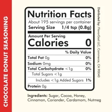 Chocolate Donut Topper Spice Blend for Guilt-Free Treats