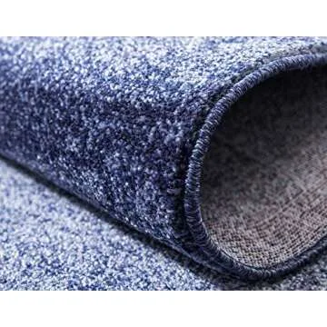 Unique Loom Del Mar Collection Area Rug - Lucille (3' 3" x 5' 3" Rectangle, Navy Blue/ Ivory)