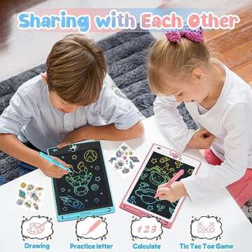 Hockvill LCD Writing Tablet for Kids 10 Inch, Kids Toys for Girls Boys Drawing Pad for 3 4 5 6 7 8 Y...