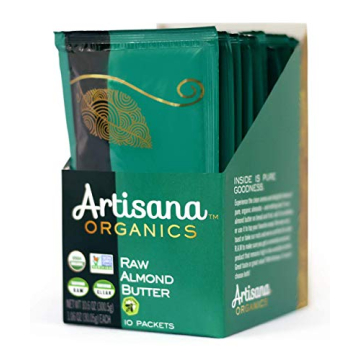 Artisana Organics Raw Almond Butter Snack Packs (10 Pack) | No Sugar Added, No Palm Oil, Vegan, Pale...