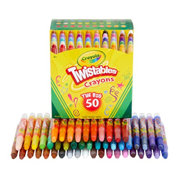 Crayola Mini Twistables Crayons 50 Pack for Kids