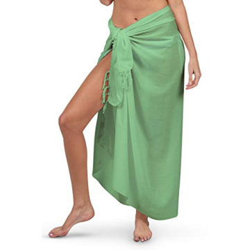 INGEAR Sarong Bathing Suit Cover Up for Women – Long Pareo Beach Wraps, Swimsuit Coverup Skirt, St...