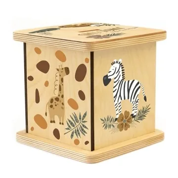 Personalized Handmade Wooden Piggy Bank for All Ages