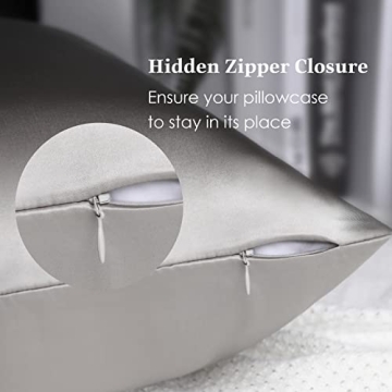 YANIBEST Vegan Silk Pillowcase for Premium Hair and Skin Care