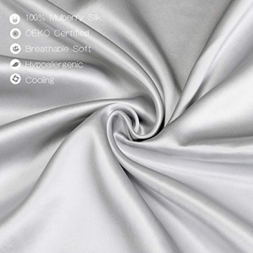 YANIBEST Vegan Silk Pillowcase for Premium Hair and Skin Care