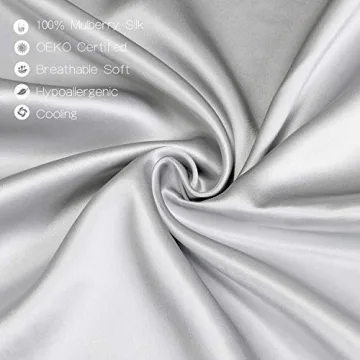 YANIBEST Vegan Silk Pillowcase for Premium Hair and Skin Care