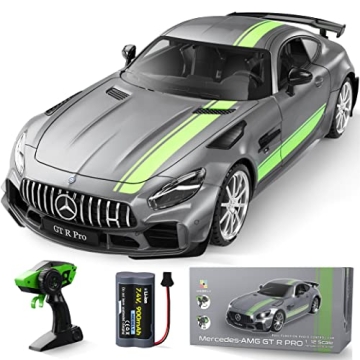 MIEBELY Remote Control Car, Mercedes Benz 1/12 Scale Official Authorized GT R Pro Rc Cars 7.4V 900mA...
