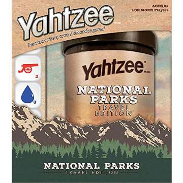 YAHTZEE National Parks Travel Edition | Classic Yahtzee Dice Game with a National Parks Theme | Perf...