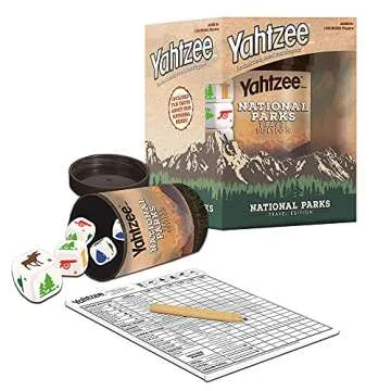 YAHTZEE National Parks Travel Edition Game for Families