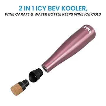 Grand Fusion 2-in-1 Wine Cooler Bottle in Rose Gold