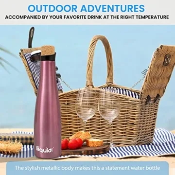 Grand Fusion 2-in-1 Wine Cooler Bottle in Rose Gold