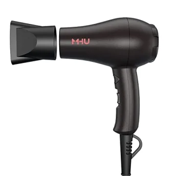 Professional Mini Travel Hair Dryer for RV Use 1000 Watts Ceramic Ionic Blow Dryer for Kids Plus Con...