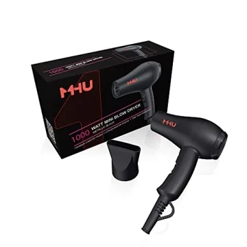 Compact 1000 Watts Mini Hair Dryer for Travel and Kids