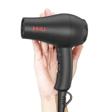 Compact 1000 Watts Mini Hair Dryer for Travel and Kids