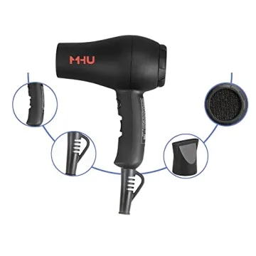 Compact 1000 Watts Mini Hair Dryer for Travel and Kids