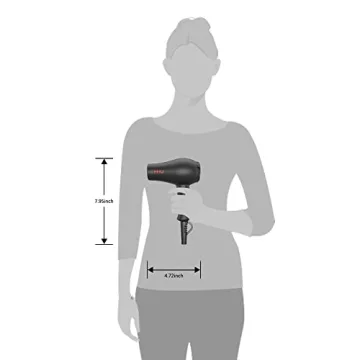 Compact 1000 Watts Mini Hair Dryer for Travel and Kids