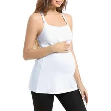 SUIEK Nursing Tank Tops - Comfortable Breastfeeding Cami