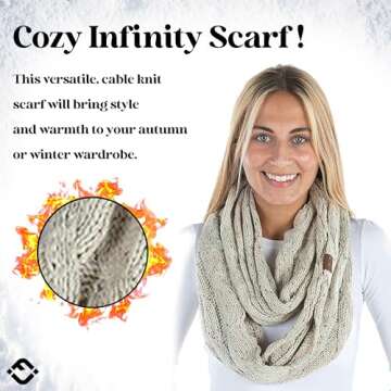 Shop Funky Junque Women's Chunky Infinity Scarf Online