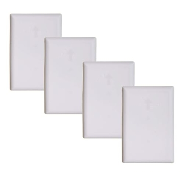 Dreambaby Child Safety Paintable Outlet Covers - Socket Protector for Kids (4 Pack)