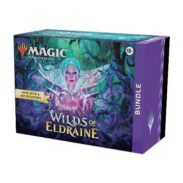 Magic The Gathering Wilds of Eldraine Bundle - 8 Set Boosters + Accessories