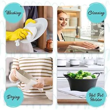 Funny Kitchen Towel, I Need A HUGe Margarita, Flour Sack Dish Towel, Sweet Housewarming Gift, Cute Wash Cloths for Margarita Lovers, Novelty Dish Towels, White