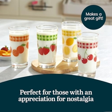 Libbey Vintage Juice Glasses Set of 4 for Stylish Sipping