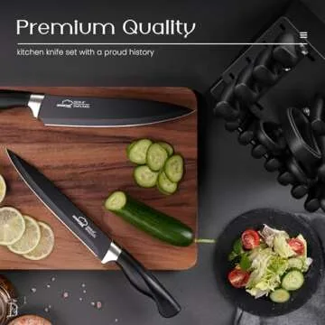 Amorston 21 Pcs Premium Knife Set for Kitchens