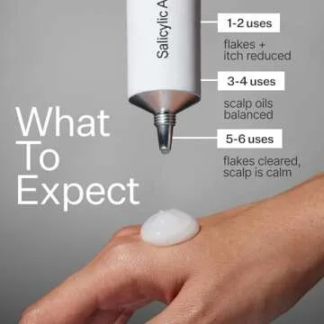 ACT+ ACRE Scalp Exfoliator, Cold Processed BHA Salicylic Acid, Plant Based, Relief for Dry Itchy Scalp, Exfoliating Mask for Oily Hair, 2 Fluid Ounces