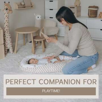 Aila+Aiden Baby Nest: Organic Cotton Lounger for Infants