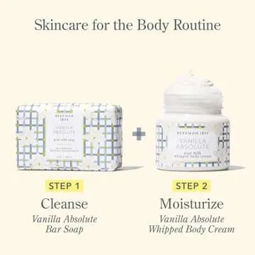 Beekman 1802 Whipped Body Cream, Vanilla Absolute - Scented - 8 oz - Intensely Hydrating & Softens Skin - With Goat Milk - Good for Sensitive Skin - Cruelty Free