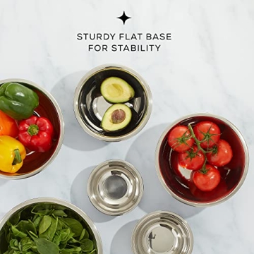 JoyJolt Stainless Steel Mixing Bowl Set for All Cooking Needs