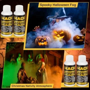 High Density Halloween Fog Machine Fluid - 4 Pack