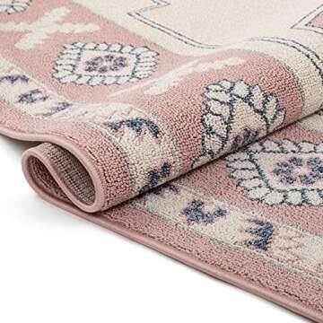 Well Woven Kendre Blush Tribal Medallion 2'3" x 7'3" Runner Rug