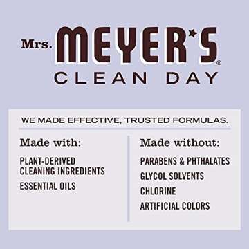 MRS. MEYER'S CLEAN DAY Multi-Surface Cleaner Concentrate, Use to Clean Floors, Tile, Counters, Lavender, 32 fl. oz