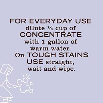 MRS. MEYER'S CLEAN DAY Multi-Surface Cleaner Concentrate, Use to Clean Floors, Tile, Counters, Lavender, 32 fl. oz