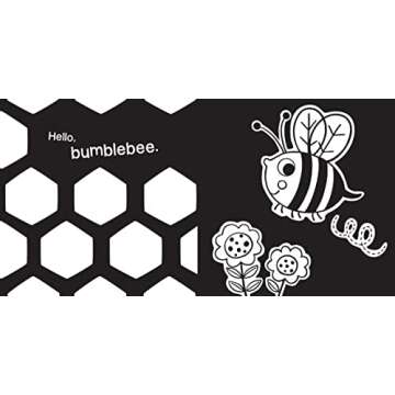 Hello, Garden Bugs: A High-Contrast Board Book that Helps Visual Development in Newborns and Babies ...