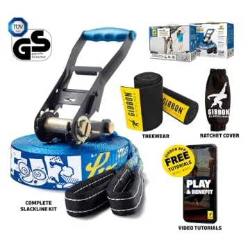 GIBBON FunLine Slackline for Kids Fun and Safe Outdoor Kit