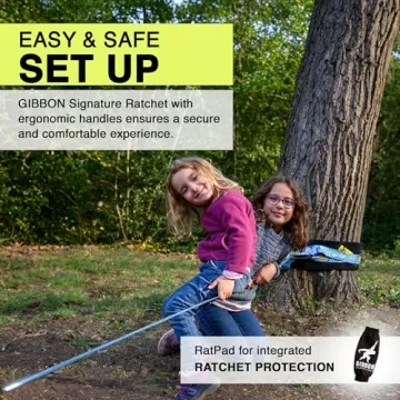 GIBBON FunLine Slackline for Kids Fun and Safe Outdoor Kit