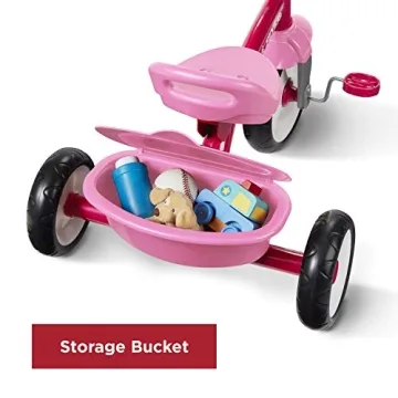 Radio Flyer Pink Rider Trike for Toddlers Outdoor Fun