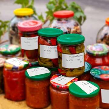 Dissolvable Food Labels for Easy Meal Prep and Canning