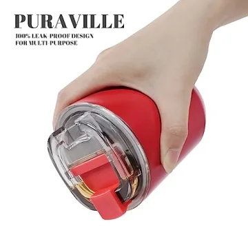 Puraville Insulated Tumblers - Travel Mug for Hot and Cold Drinks