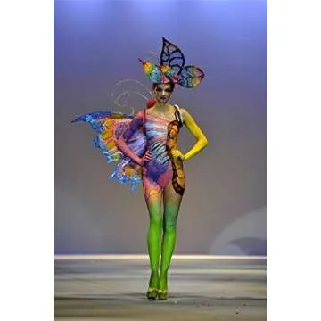 Face Paint Kit,12 Colors Professional Face Painting Tubes, Non-Toxic & Hypoallergenic Body Paint Halloween Makeup, Rich Pigment, Face Painting Kits (Great for Adult)